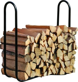 ShelterLogic Kaminholzregal 122x25x103cm schwarz