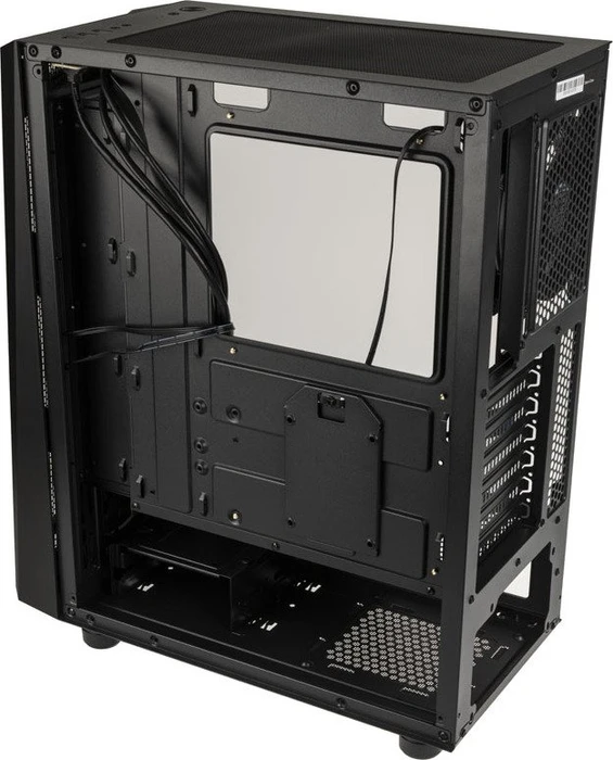 Zalman S4 Plus, schwarz, Acrylfenster