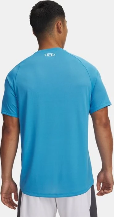 Under Armour Tech 2.0 Funktionsshirt kurzarm ether blue/white (Herren)