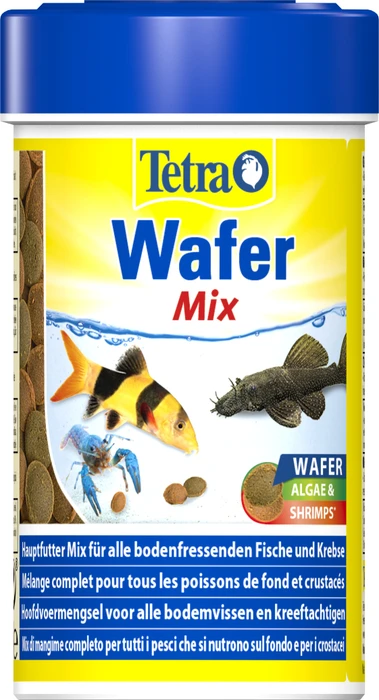 Tetra Wafer Mix Hauptfutter für Bodenfische und Krebse, 48g, 100ml