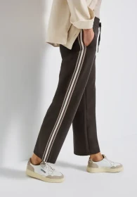 Street One Straight Leg Struktur Hose deep roast brown (Damen)
