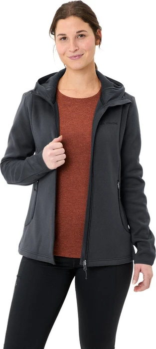Vaude Idris Fleece Hoodie Funktionsjacke phantom black (Damen)