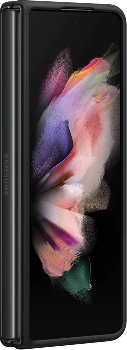 Samsung Silicone Cover für Galaxy Z Fold 3 5G schwarz