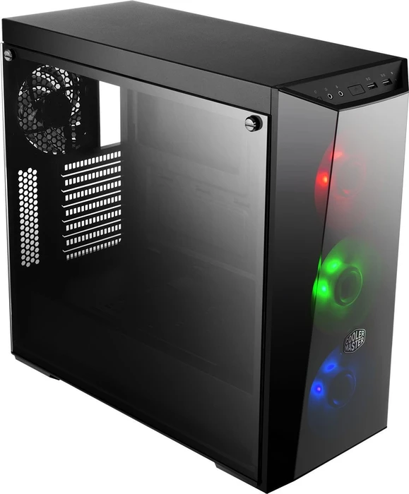 Cooler Master MasterBox Lite 5 RGB, schwarz, Glasfenster