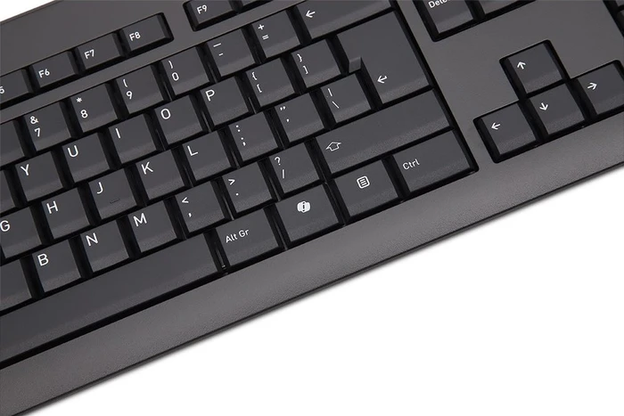 Wortmann Terra Keyboard 1500, schwarz, USB, US/EU