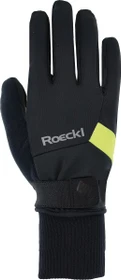 Roeckl Lappi 2 Laufhandschuhe black/fluo yellow (Junior)