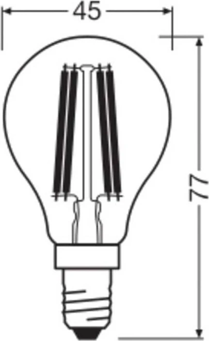 Osram Ledvance Superstar+ Classic P FIL 25 1.2W/827 E14