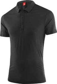 Löffler Tencel Poloshirt kurzarm schwarz (Herren)