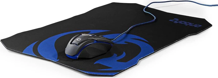 Nedis Zyoquo Gaming Mouse und Mousepad Kit, schwarz, USB