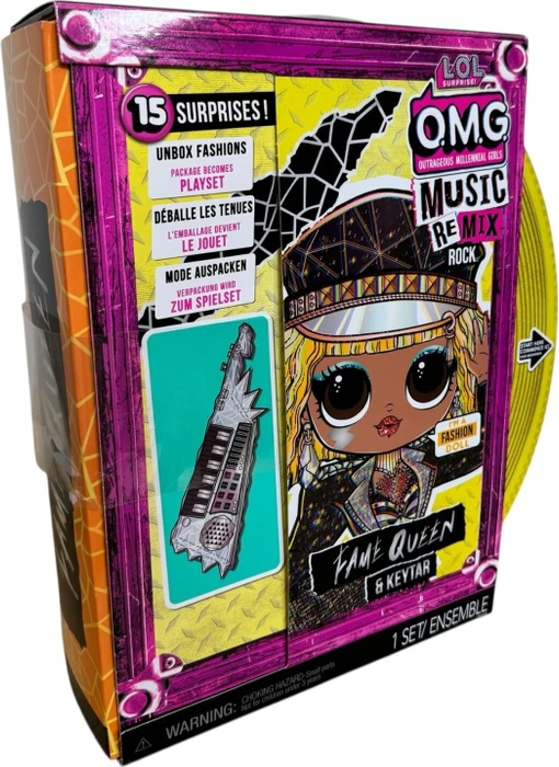 MGA Entertainment L.O.L. Surprise! - O.M.G. Remix Rock - Fame Queen and Keytar