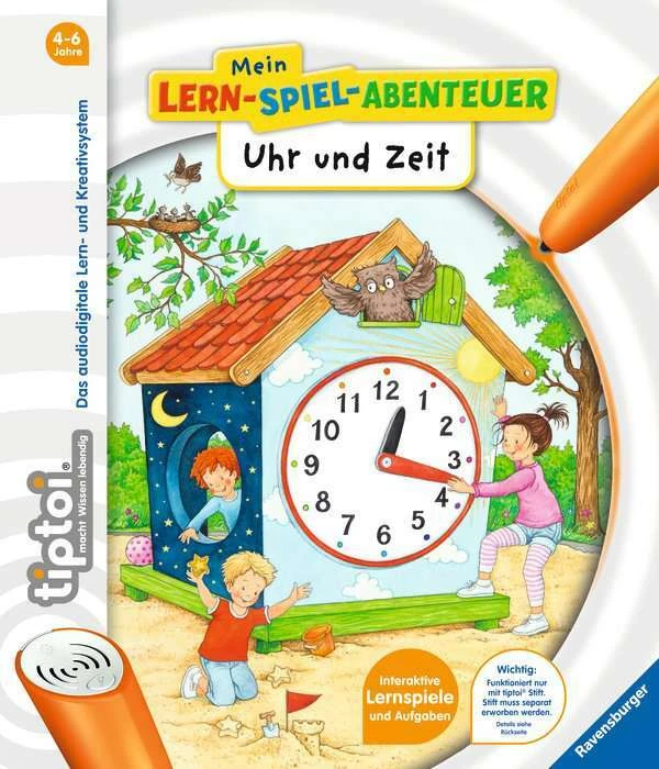 Ravensburger tiptoi Buch: Mein Lern-Spiel-Abenteuer: Uhr und Zeit