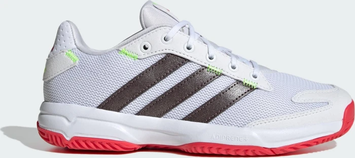 adidas Stabil Indoor cloud white/aurora metallic/semi lucid red (Junior)