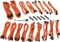 BitFenix Alchemy 2.0 CSR-Series Kabel Kit für Netzteile, orange Vorschaubild