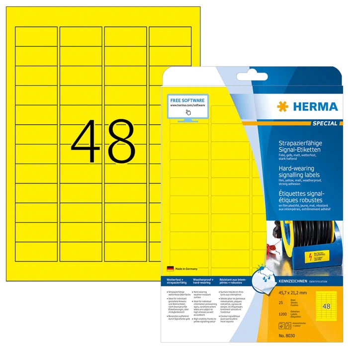 Herma Wetterfeste Folienetiketten