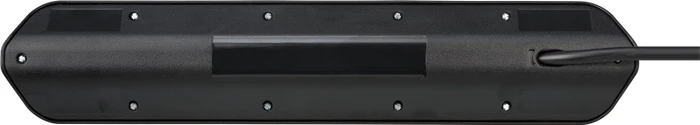 Brennenstuhl estilo Ecksteckdosenleiste, Tischsteckdose, 6-fach, 2x USB-A, 2m, silber/schwarz