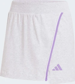 adidas Essentials Color-Pop Cotton Skort kurz light grey heather (Damen)