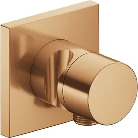 Keuco IXMO 59549 Pure 3-Wege Ab- und Umstellventil mit Schlauchanschluss und Brausehalter eckig bronze gebürstet