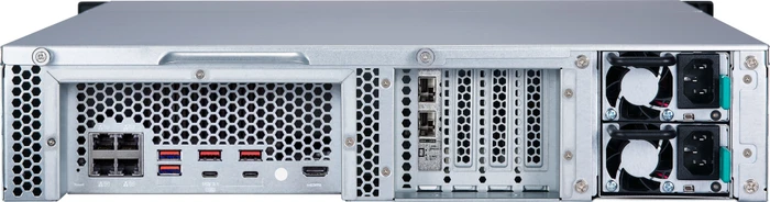 QNAP TVS-1272XU-RP-i3-4G 60TB, 4GB RAM, 2x SFP+ 10Gb/s, 4x RJ-45 1000Base-T, 2HE