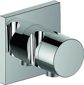 Keuco IXMO 59557 Pure 2-Wege Ab- und Umstellventil mit Schlauchanschluss und Brausehalter eckig verchromt