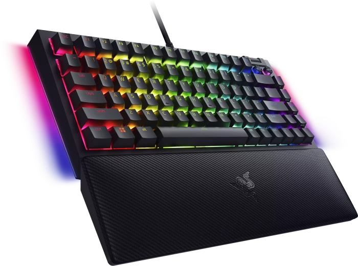 Razer BlackWidow V4 75%, hot-swap, Razer ORANGE Tactile Gen-3, USB, EN