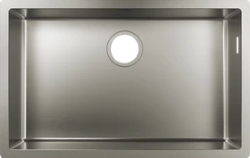 Hansgrohe S71 S719-U660 660 Unterbau Becken mittig edelstahl
