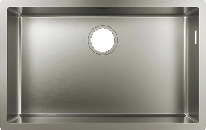 Hansgrohe S71 S719-U660 660 Unterbau Becken mittig edelstahl