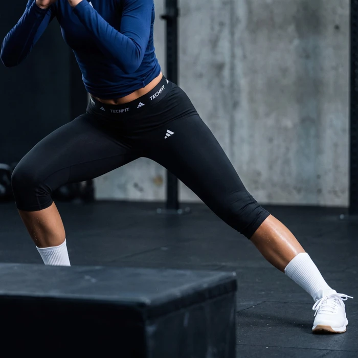 adidas Techfit Capri Tights Hose 3/4 dark blue (Damen) (KA0029) – Bild 3 von 9
