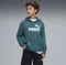 Puma ESS No. 1 Logo Fleece Hoodie emerald ice (Junior) Vorschaubild