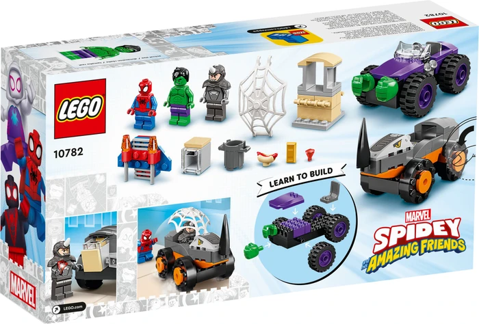LEGO Juniors - Spider-Man: Hulks und Rhinos Truck-Duell