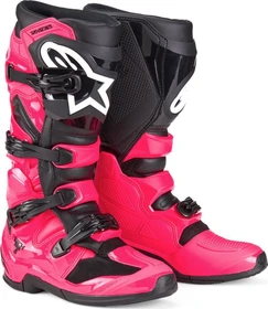 Alpinestars 2025 Tech 7 Motorradstiefel rosa/schwarz