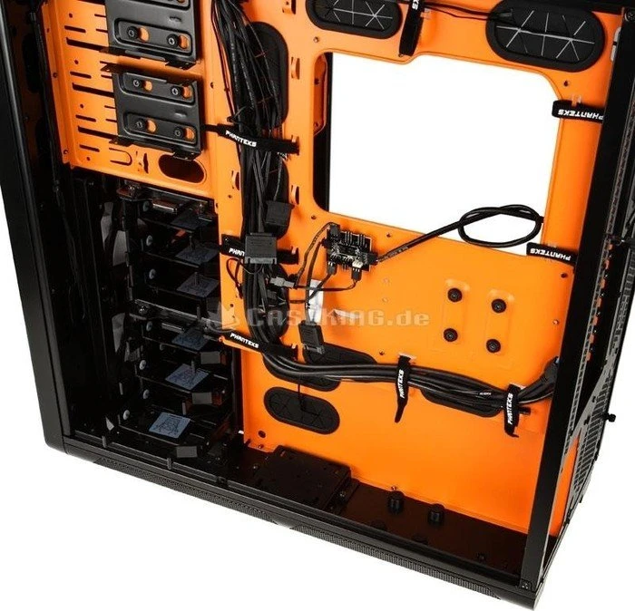 Phanteks Enthoo Primo SE schwarz/orange, Acrylfenster