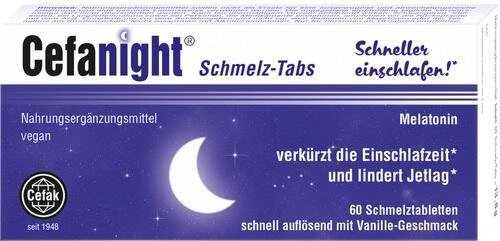 Cefanight Schmelz-Tabs Tabletten, 60 Stück
