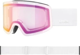 UVEX Provoqe V white matt/vario pink mirror