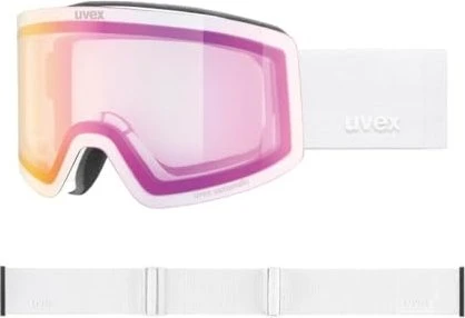 UVEX Provoqe V white matt/vario pink mirror