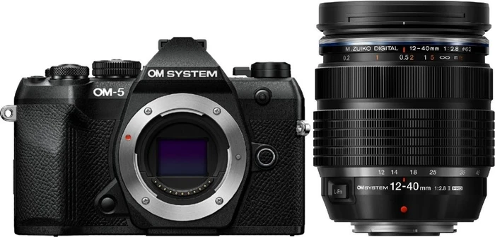OM System OM-5 Mark II schwarz mit Objektiv M.Zuiko digital ED 12-40mm 2.8 PRO II