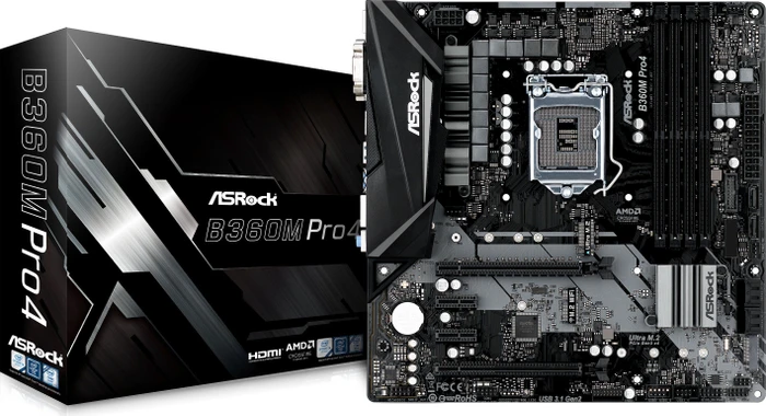 ASRock B360M Pro4 (Intel 1151 v2)