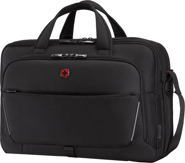 Wenger Meteor Brief 16-17" Laptop-Aktentasche, schwarz