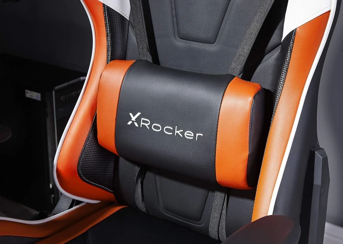 X Rocker Agility Esports Gamingstuhl, orange/schwarz