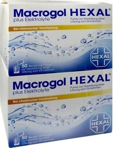 Hexal Macrogol plus Elektrolyte Hexal Pulver Beutel, 100 Stück