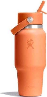 Hydro Flask Wide Mouth Travel Flex Straw Cap Isolierflasche 710ml nectar