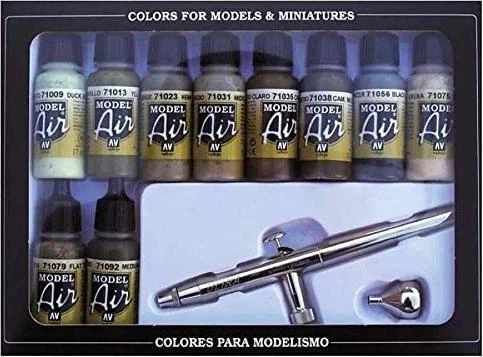 Vallejo Model Air Camouflage Colors Farbset, 10-tlg.