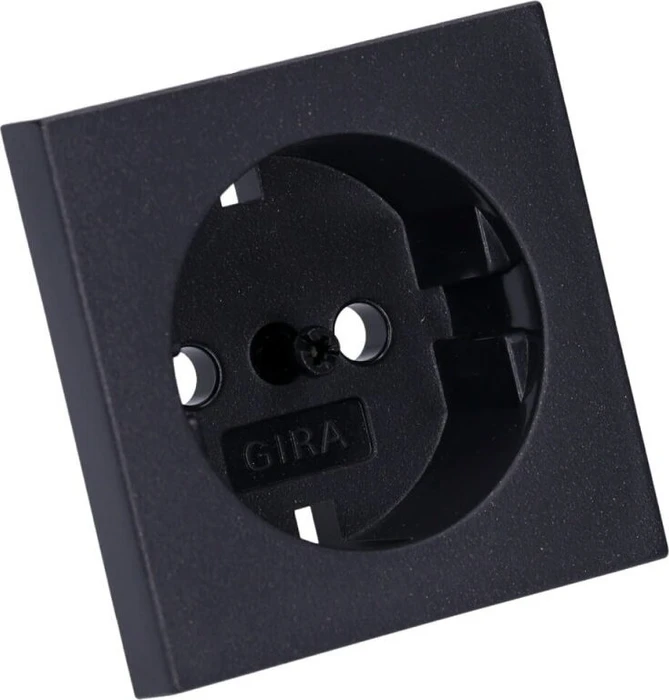 Gira System 55 Abdeckung SCHUKO-Steckdose, anthrazit