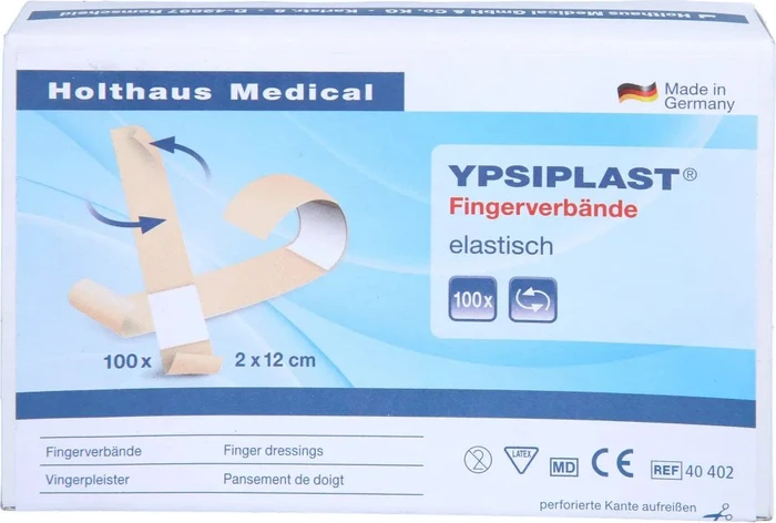 Holthaus Medical Ypsiplast elastisch, 2 x 12cm, 100 Stück
