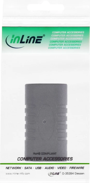 InLine USB-C 3.1 [Buchse] auf USB-C 3.1 [Buchse] Adapter schwarz