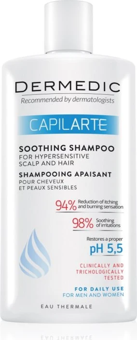 Dermedic Capilarte beruhigendes Shampoo für empfindliche Kopfhaut, 300ml