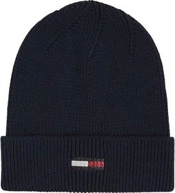 Tommy Hilfiger Flag Rippstrick Beanie dark night navy (Damen)