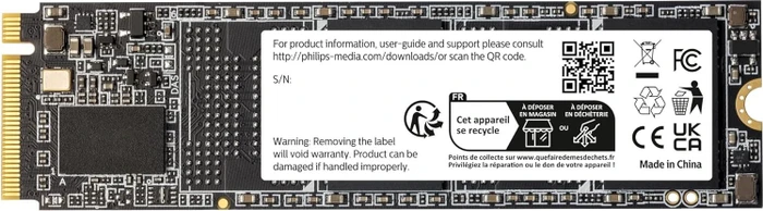 Philips M140 1TB, M.2 2280 / M-Key / PCIe 3.0 x4