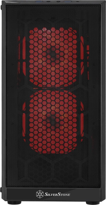 SilverStone Precision PS15, schwarz, Lüfter LED RGB, Glasfenster