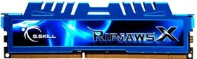 G.Skill RipJawsX blau UDIMM 8GB, DDR3-1600, CL9-9-9-24, 2R