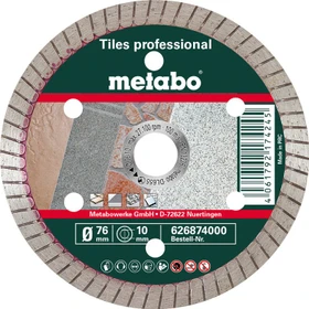 Metabo Professional TP Diamanttrennscheibe, 76x1x10mm, 1 Stück